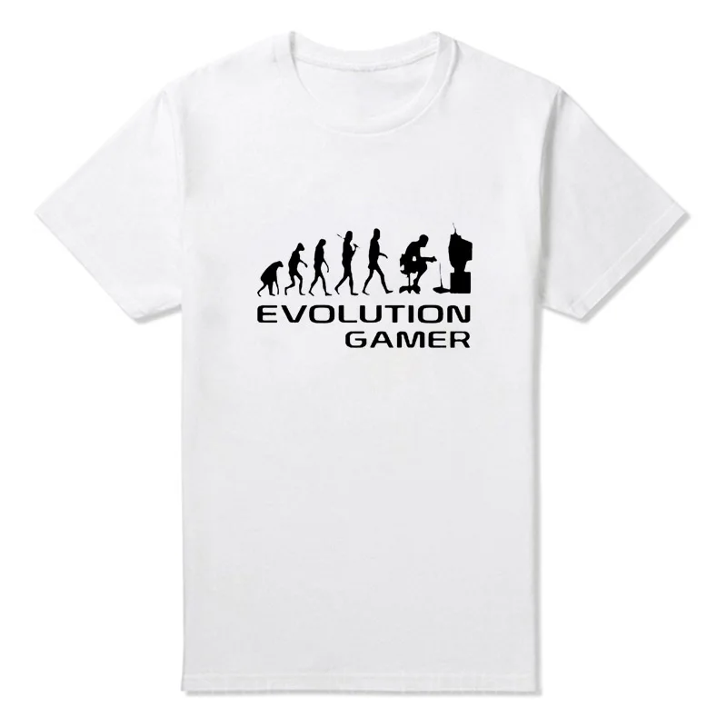 Evolution Of A Gamer PC Geek T Shirt short sleeve O-Neck Anime Funny t-shirt men clothing Plus Size Evolution Of A Gamer PC Geek T Shirt short sleeve O-Neck Anime Funny t-shirt men clothing Plus Size