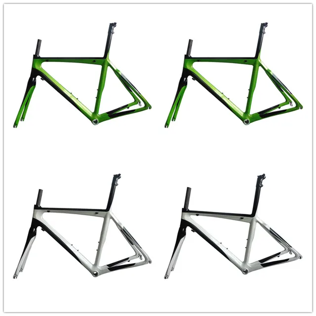 Cheap 44-56cm Carbon Cycling Frame and Fork with Seatpost Carbon Bike Parts,route de cadre carbone,carretera de carbono marco
