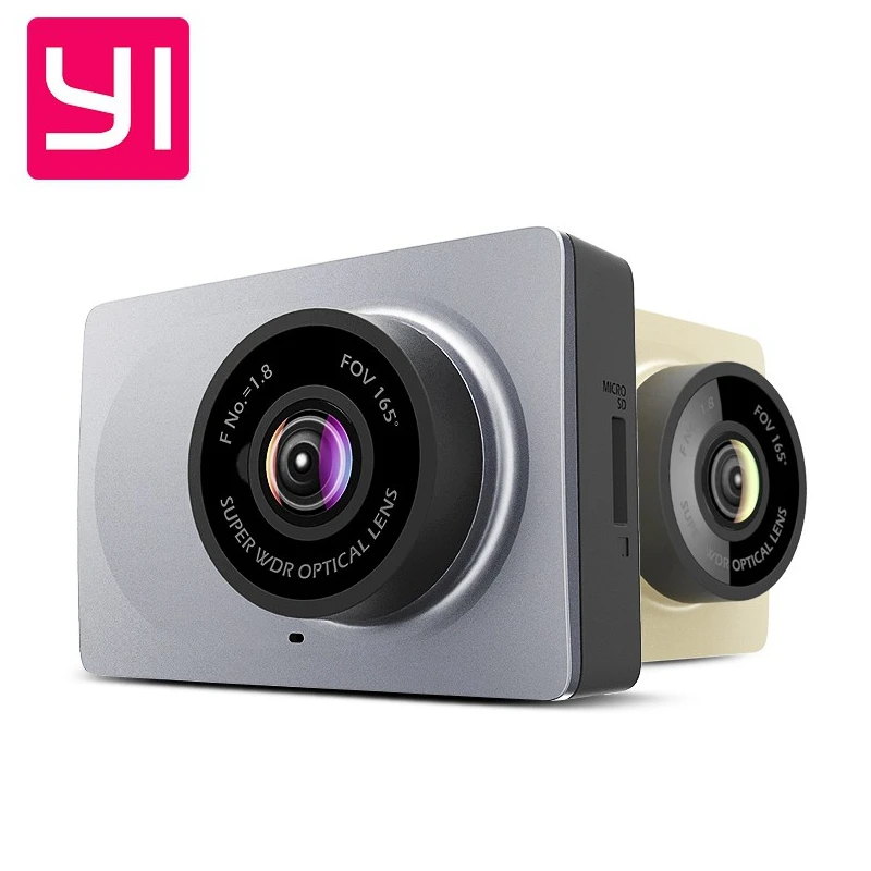 Original International Edition Xiaomi YI Smart Car DVR WiFi Xiaoyi Dash Camera 165 Degree ADAS 1080P 60fps 2.7Inch Free Shipping