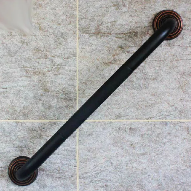 Antique Elderly Grab Bars 50cm Oil Rubbed Bronze Bathroom Grab Bars