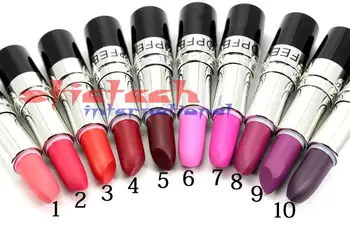

by dhl or ems 200pcs Fashion Design 20 charming Colors Available Long Lasting Matte Lipstick Cosmetic
