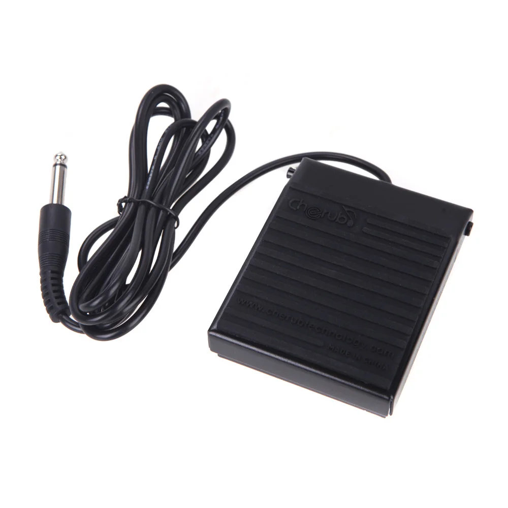 

Cherub WTB-004 Sustain Pedal Damper 0.25" Plug for Piano Keyboard & More Universal Durable