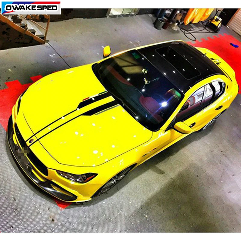 

1 set Hood Tail Sticker Sport Bonnet Stripes Colorful Car Styling Vinyl Decals For Mercedes-Benz BMW Volkswagen Toyota KIA