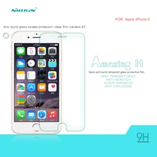 2015 Nouveau Nillkin Trempé Protecteur D’écran En Verre pour Apple iPhone 6 6 S Accessoires 9 H Dur Anti-Scratch 0.33mm Super mince En Verre