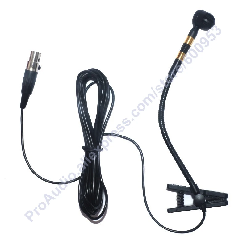 Pro Sax Saxophone Trombone Cardioid Instrument Clip On Mic