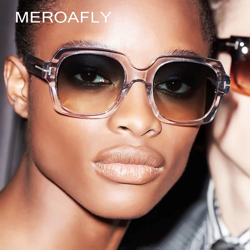 

MEROAFLY Square Sunglasses Vintage Women Brand Designer Luxury 2019 New Fashion Trendy Popular Sun Glasses For Female UV400