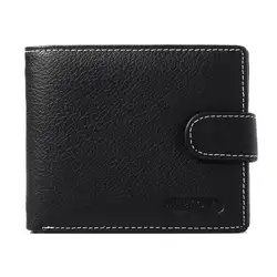 JINBAOLAI Для мужчин бумажник имитация leather Slim Billfold с 4 отделения для кредитных карт + 2 ID окна + 1 монета карман