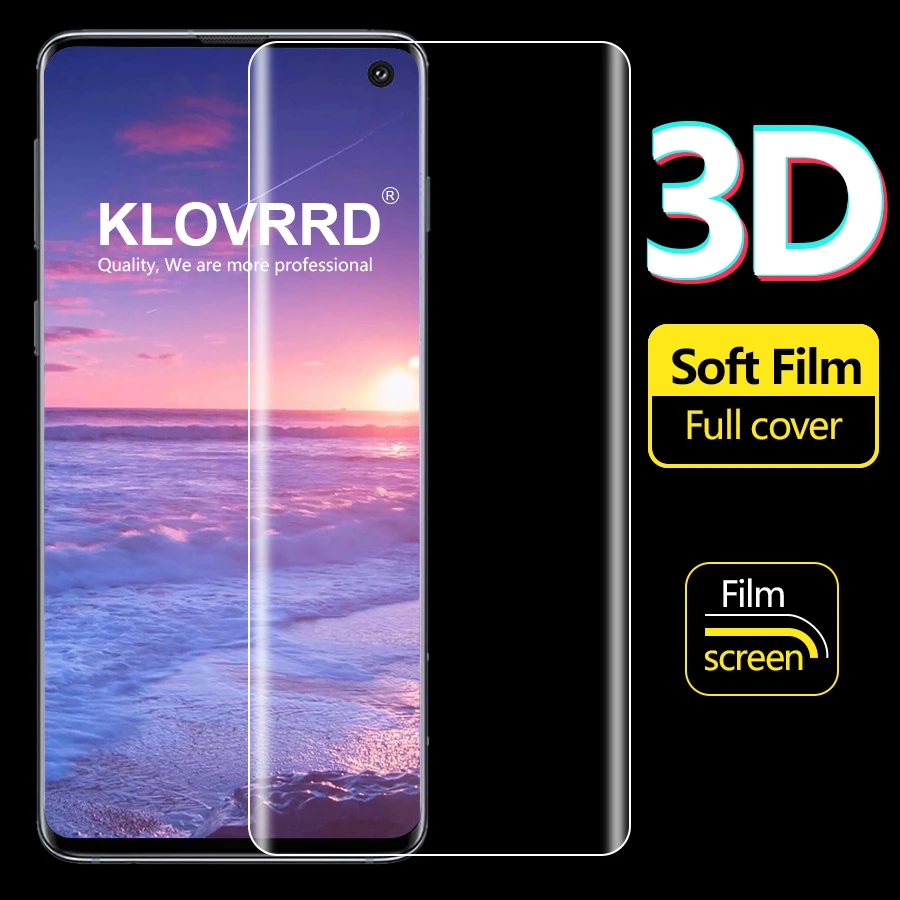 

Screen Protector For Samsung Galaxy S10 Plus Hydrogel Film Sticker For Samsung Galaxy S10E Screen Protector Soft Full Cover