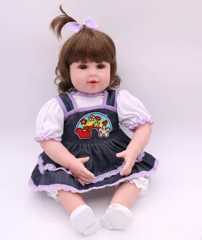 

50cm handmade silicone reborn babies dolls toys soft body high quality vivid reborn infant cute Bebe alive boneca Bebe alive