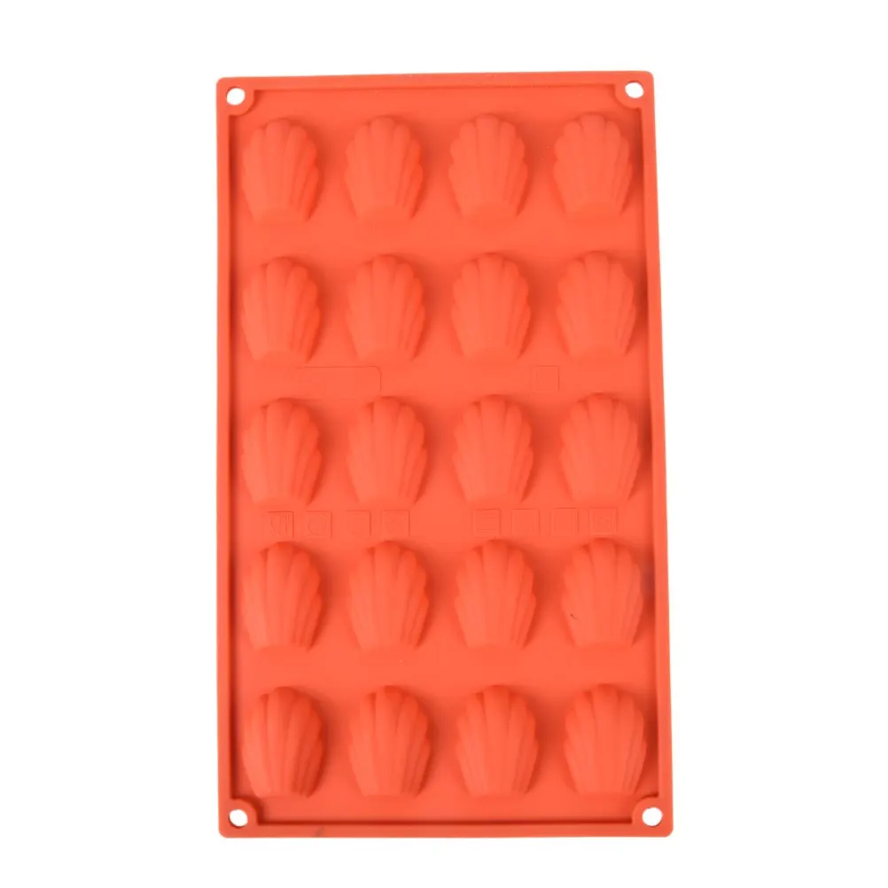 29.3cm x 17cm Silicone Shell Cookie Mold Silicone Biscuits Cake Bakeware Moulds Cake Tools Wholesale