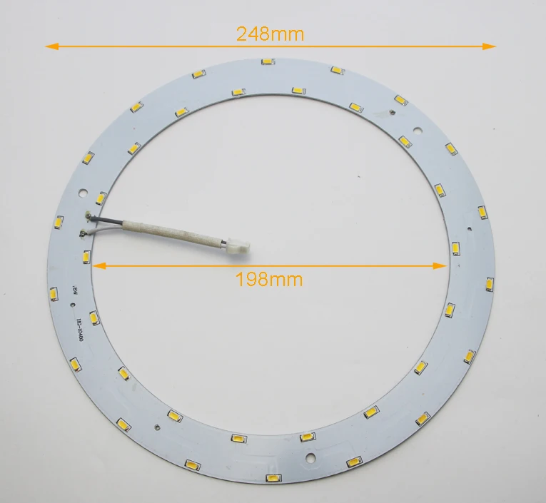 DIY 18 Вт светодиодный потолочный светильник 2D светодиодный круглый трубчатый PCB светодиодный techo светодиодный светильник DIA248MM 120 в 220 в 230 в 240 В = 36 Вт старая флуоресцентная трубка