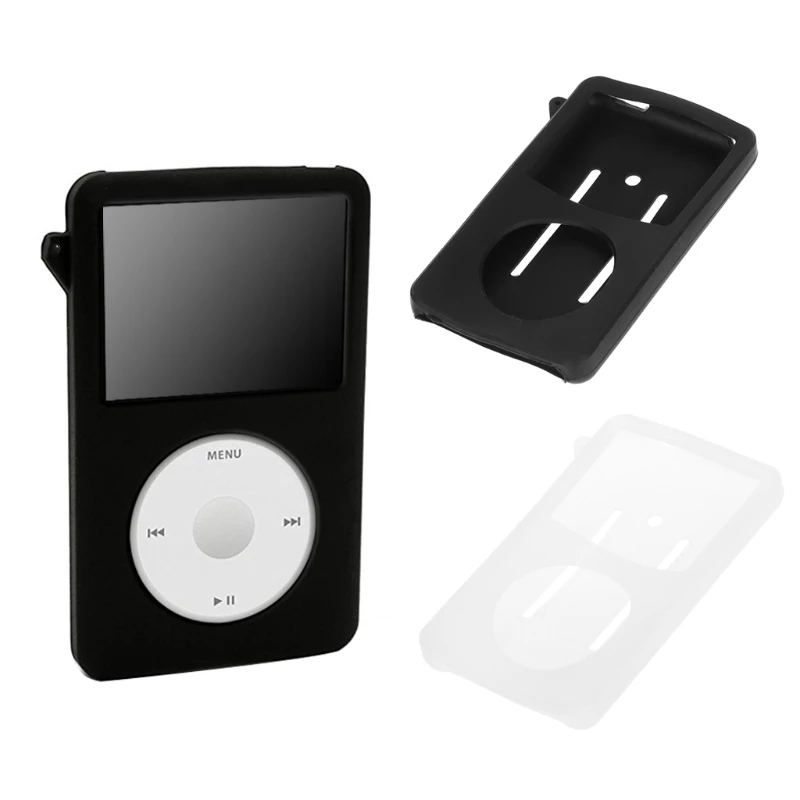 Классический силиконовый чехол для iPod 80 ГБ 120 160 Гб 5 поколения видео|Сумки и чехлы