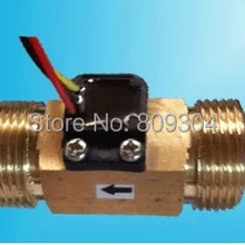 Медь G1/2 44 мм с наружной резьбой Холла Расход воды Сенсор 1-30L/мин для авто торговец машина