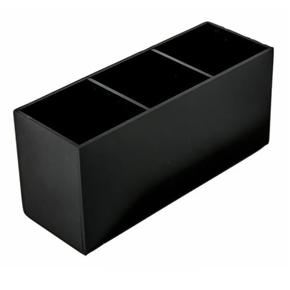Acrylic Makeup Organizer Brush And Liner Storage Make Up Tools Storage Boxes 3 Slots Lipstick Stand Case