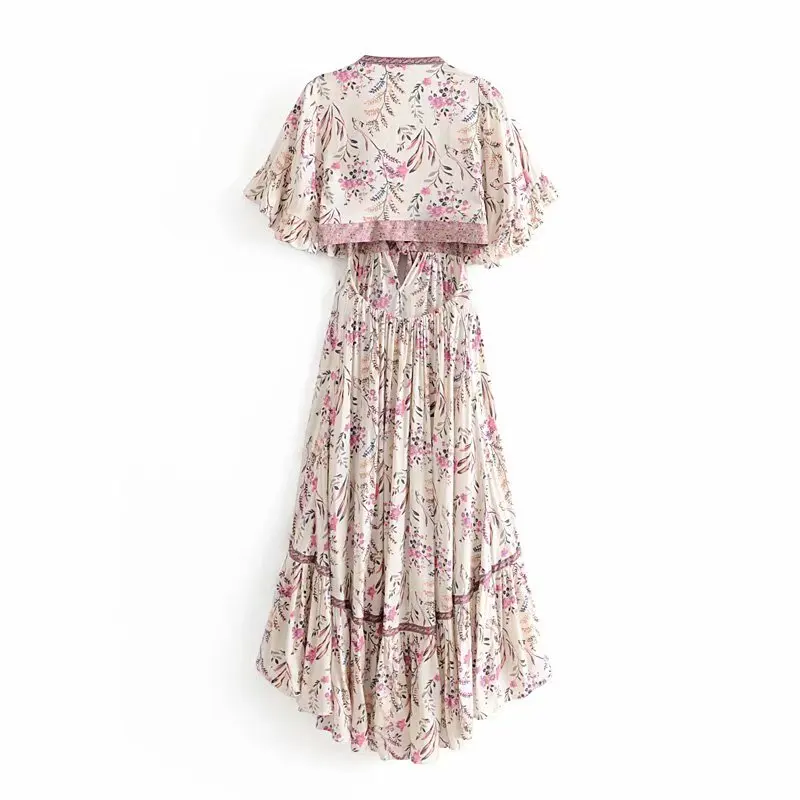 Deep V-Neck Dress Women's Casual Slim Printed Summer A-Line Short Sleeve Irregular Dress Fashion Beach Pleated Sashes Dresses Deep V-Neck Dress Women's Casual Slim Printed Summer A-Line Short Sleeve Irregular Dress Fashion Beach Pleated Sashes Dresses