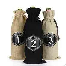 Штора для вина сумка льняная винный погреб Банкетный штора вино, красное вино штора дегустация винного завода Набор Винных Бутылок