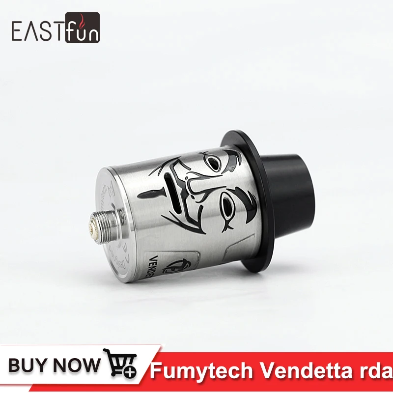 

Original Fumytech Vendetta RDA atomzier Side Airflow Rebuildable Dripping Tank Vape tank