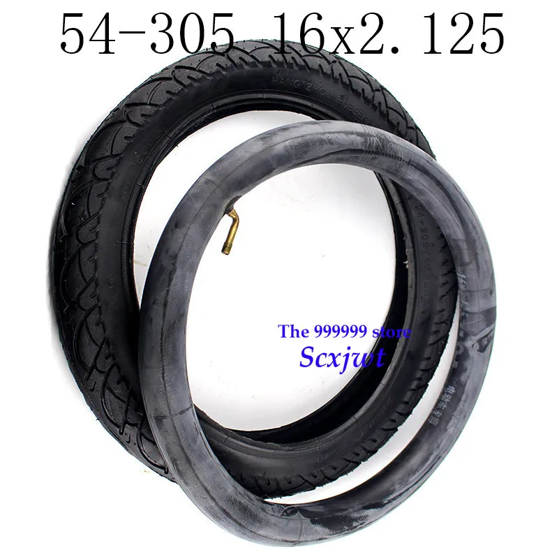 Free shipping Good Quality Tire 16 X 2.125 / 54-305 fits Many Gas Electric Scooters and e-Bike 16X2.125