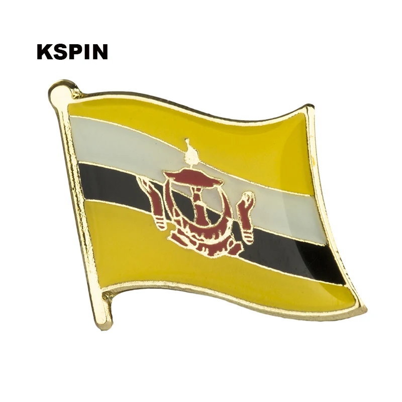 

Brunei flag pin lapel pin badge 10pcs a lot Brooch Icons KS-0184
