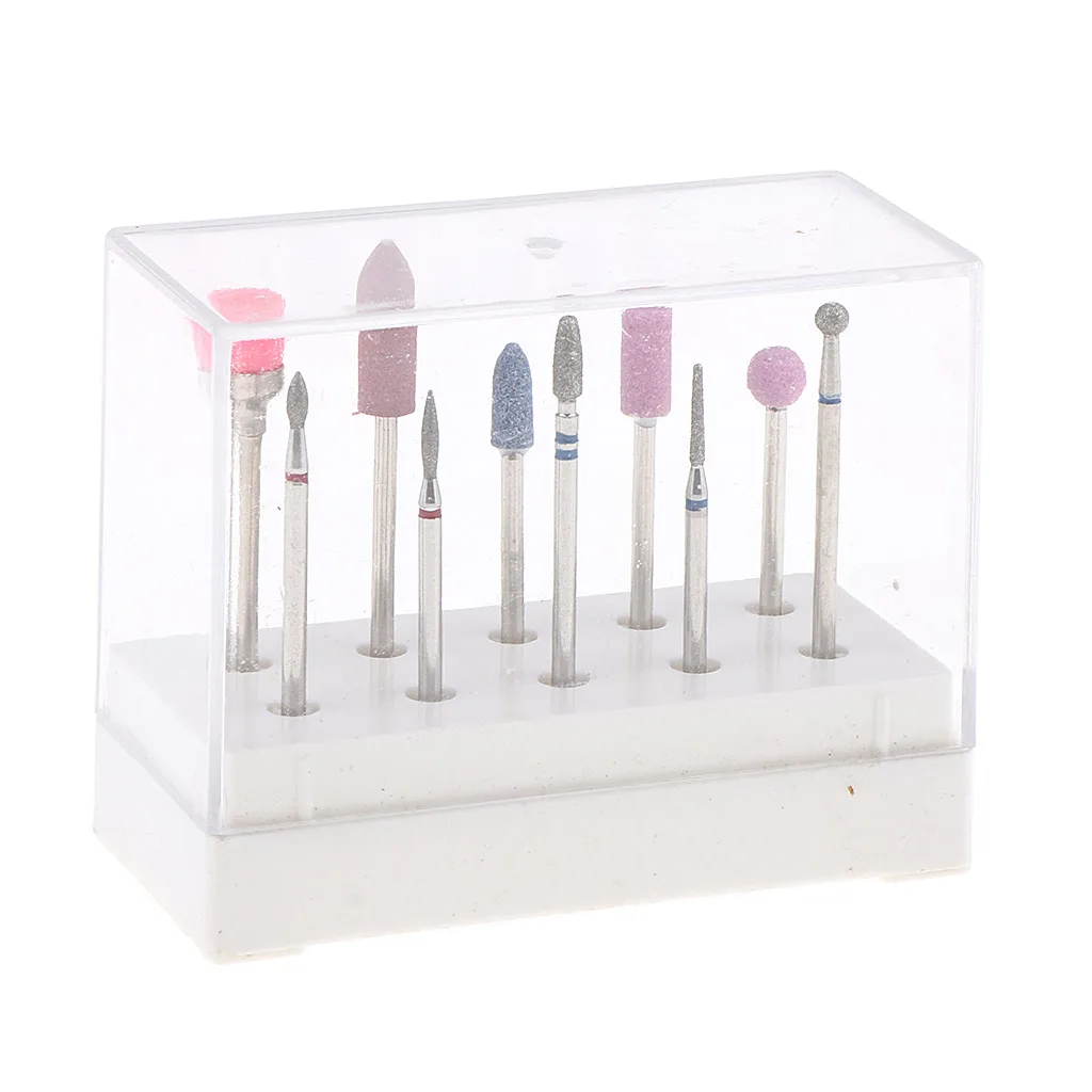 Replacement Electric Nail File Safety Drill Bits Coarse Tips - 10pcs Size Manicure Electric Machine Nail Art File Pen Supply