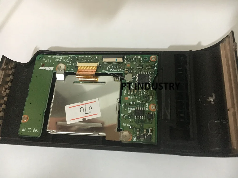 Original D70 Rear Cover Back Cover backshell With LCD Display Screen Botton Key and Flex Cable FPC For Nikon D70