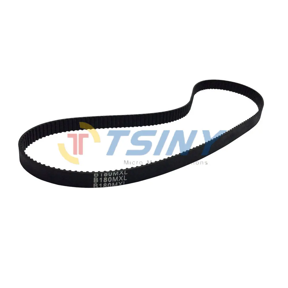 

10pcs 3d printer belt closed loop rubber MXL timing belt B180MXL & 144MXL teeth 180 length 365.76mm (14.4 inch) width 6mm