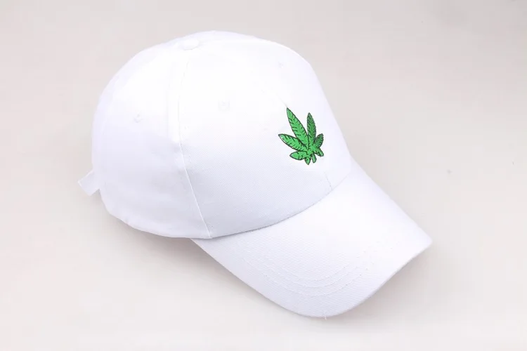 Шляпа мужская женская бейсбольная Кепка Snapback модная Конопля зеленые листья вышивка Кепка зеленая шляпа камуфляж хлопковая шляпа от солнца