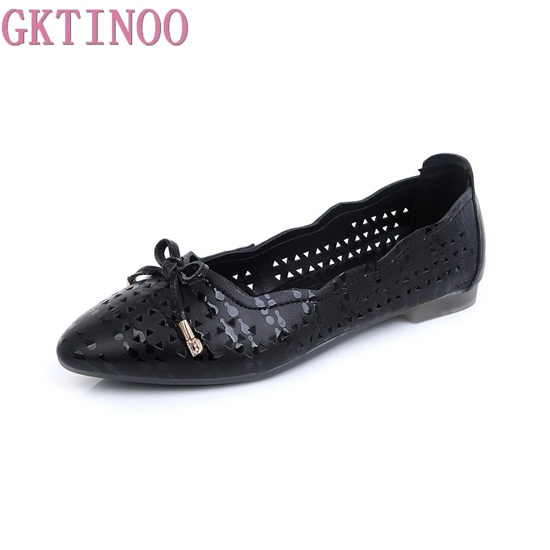 cut out flat shoes