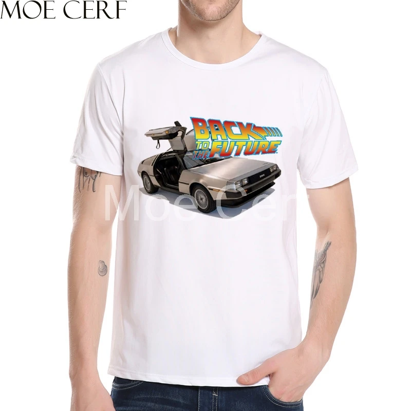 

New Arrival Back To The Future DMC DeLorean T Shirt Men 3D Printed T Shirt Summer Fashion Short Sleeve Brand Men Clothing L5-53