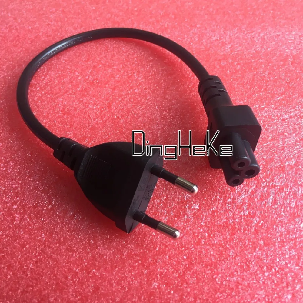 

European 2pin Male Plug to IEC 320 C5 Micky Adapter Cable For Notebook Power Supply,1 PCS,EU Power Adaptor Cord
