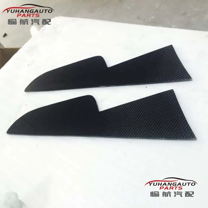 

For Lancer evolution EVO 8/9 front splitter side fins (2 pieces/set) Carbon Fiber