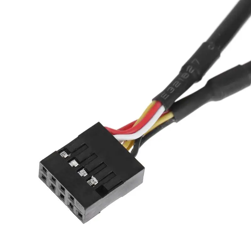 9 Pin USB коннектор Мужской 1 до 4 Женский кабель-удлинитель для рабочего стола USB2.0 концентратор