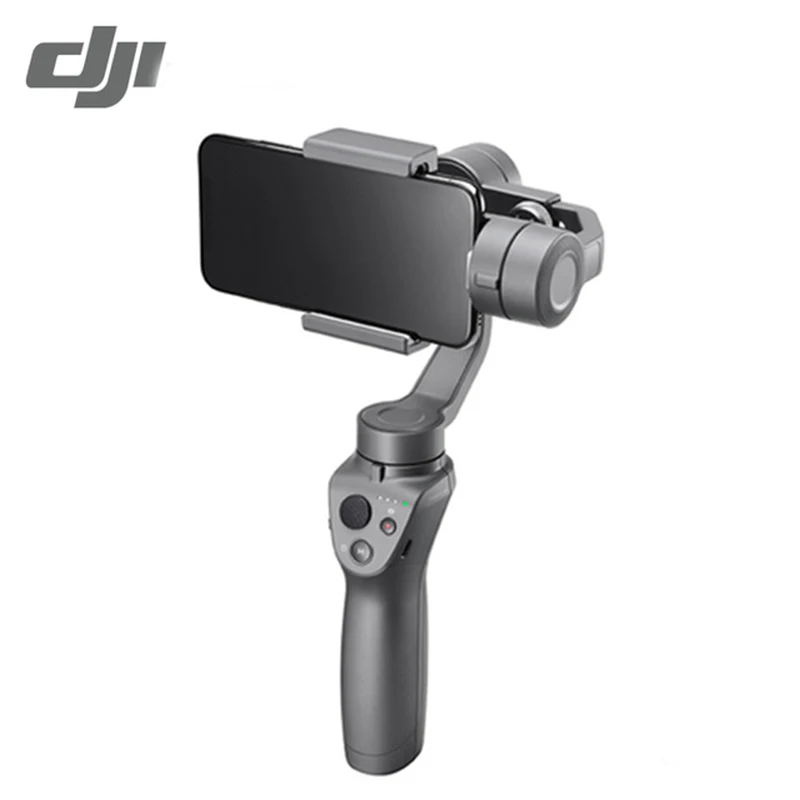 DJI Osmo Mobile 2 ручной карданный 3-осевой Карманный шарнирный стабилизатор для камеры телефона стабилизатор для iPhone 8X samsung huawei Xiaomi гладкая