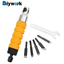 DIYWORK гравюрные долота ручка мягкий вал долото Электроинструмент деревянный корень разделочные ножи инструмент