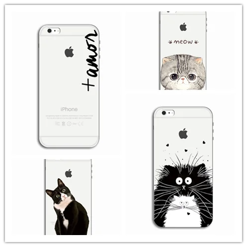 

2018 For Iphone X 5s 6 6plus 7 7plus 8 Plus New Transparent English Letters Owl Phone Tpu Silicone Cartoon Soft Cover Conque