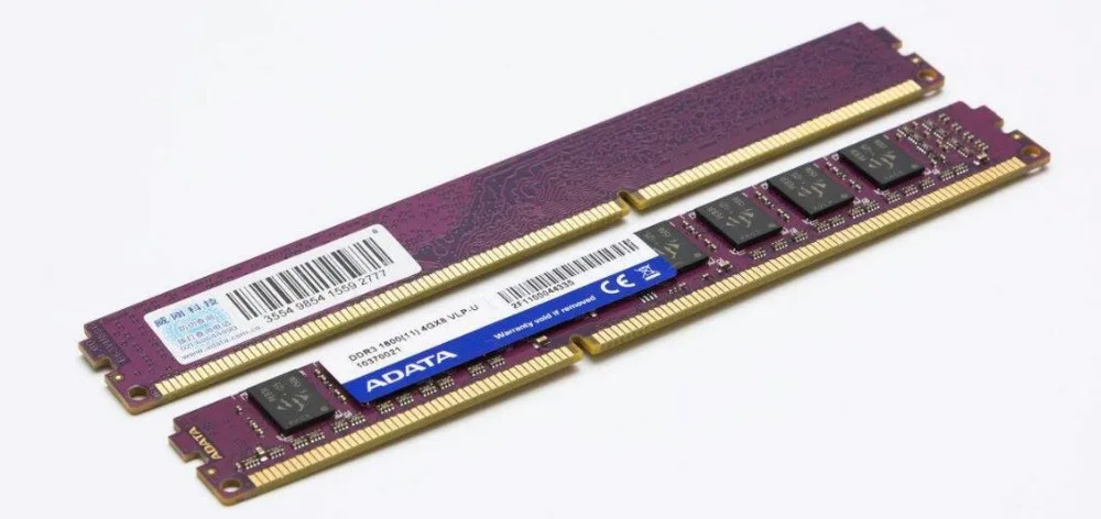 Бренд AData DDR3 2 ГБ/4 ГБ 1333 МГц 1600 МГц 1,5 в U-DIMM CL11 Память ram Memoria ram для настольных ПК