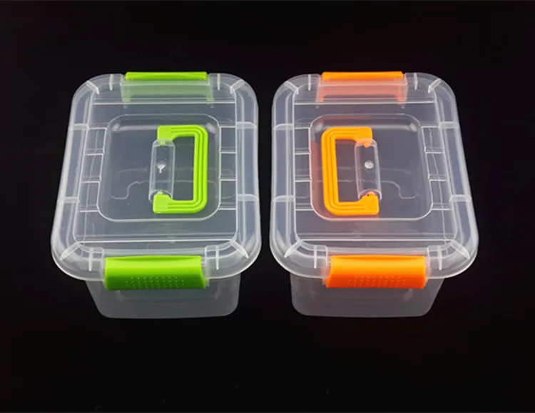 1PC 3 Size Plastic Storage Box Portable Storage Finishing Box