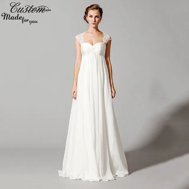 vestidos elegantes vestidos de novia para mujeres embarazadas gasa