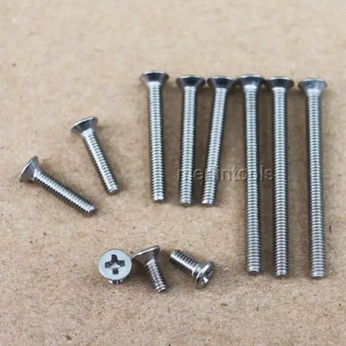 M6x1, M8x1.25, L8mm80mm Stainless Steel Phillips Flat Head Screws