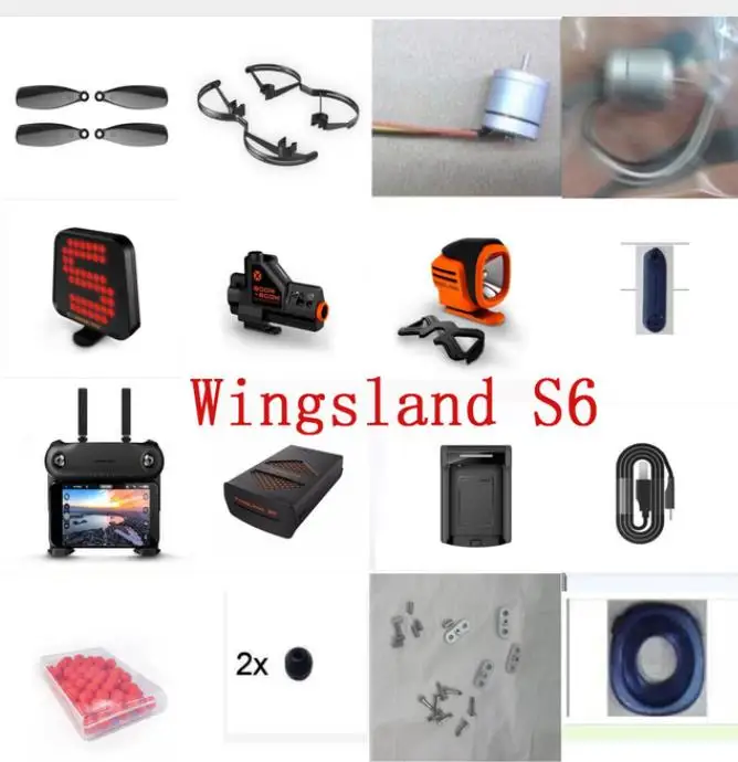WINGSLAND S6 S 6 БПЛА с дистанционным управлением Quacopter запасные части рычаг двигателя