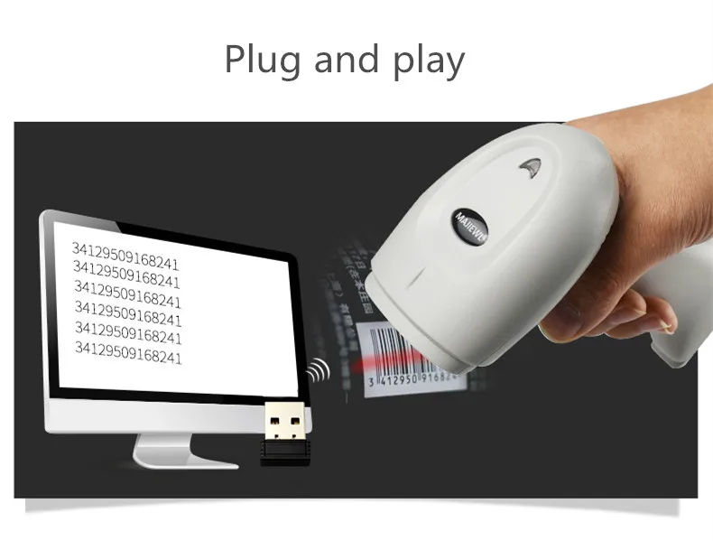 Portátil para Supermercado Reader para Pos Novo Laser Cabo Barcode Scanner Bar Code Plug And Play Wireless1d Usb 9 Cheap Scanners