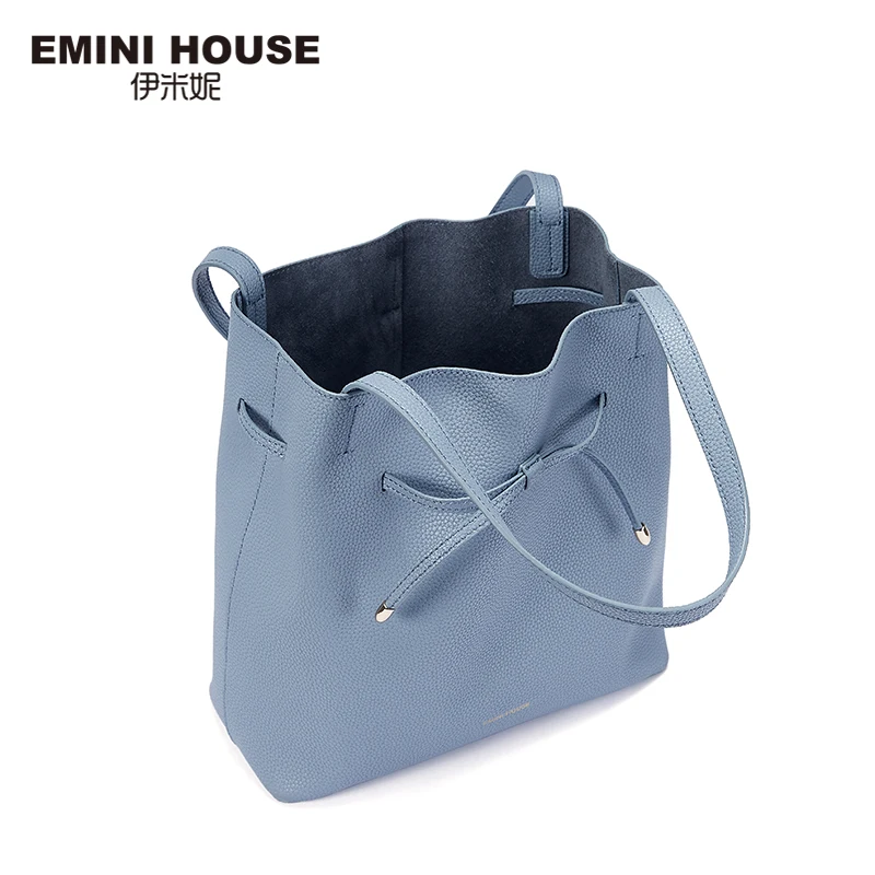 EMINI HOUSE мягкие из кожаного спилка роскошные сумки женские дизайнерские через