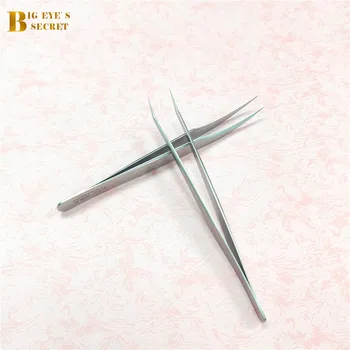 

Big Eye's Secret Straight Curved Eyelash Extension Tweezers Flase Eyelash Tweezer Safe Anti-static Stainless Steel Tweezers