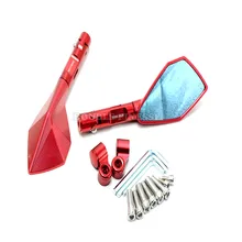 Universal Motorcycle CNC Rear View Mirrors Motorbike Rearview side Mirror for ducati monster 600 streetfighter monster 620 848