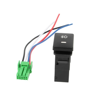 

2019 New DC12V Rear Fog light Push Switch 4 Wire Button For Toyota Camry Prius Corolla