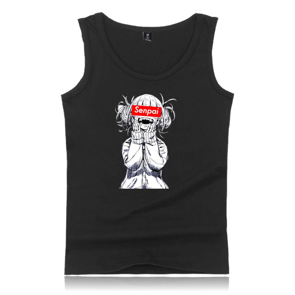 

Senpai 2D Fashion Printed Tank Tops Women/Men Summer Sleeveless tank Tops 2019 New Arrival Hot Sale Casual Streetwear Clothes