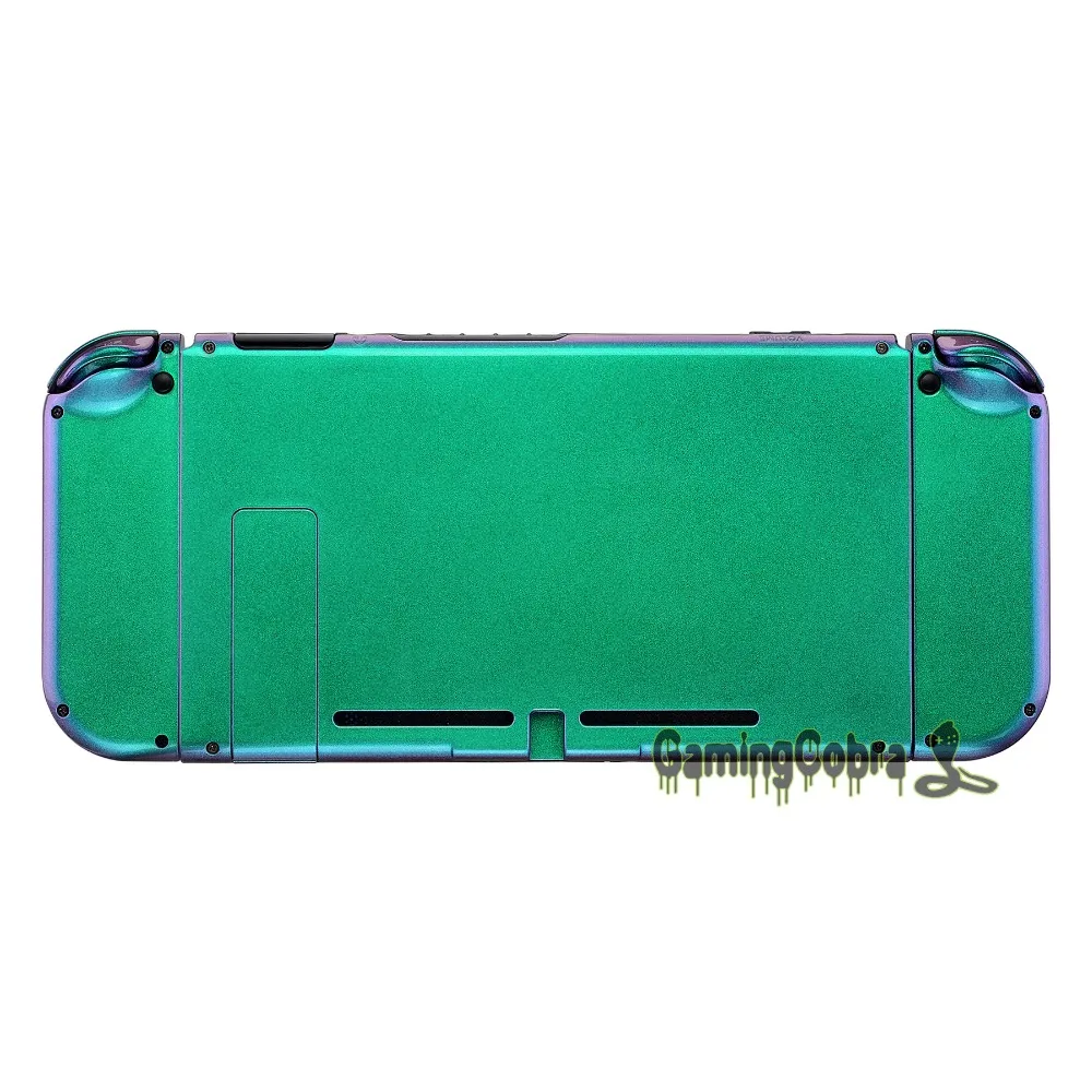 Хамелеон зеленый фиолетовый глянцевый консоль задняя пластина W/JoyCon контроллер корпус ж/полный набор кнопок для nintendo переключатель