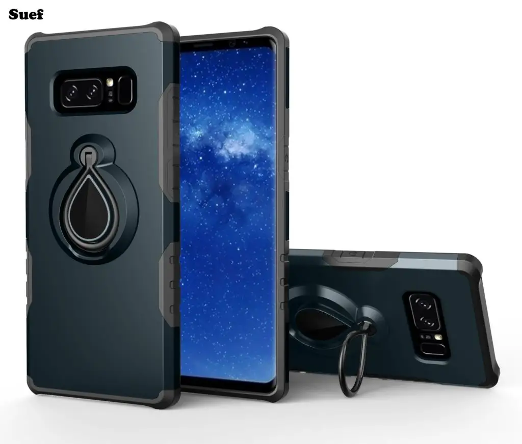 

Rotate Ring Case For 6.3" Samsung Note8 Cover Cases Samsung Galaxy Note 8 Phone Cases SM-N950F Note8 Coque Samsung Note 8 Funda