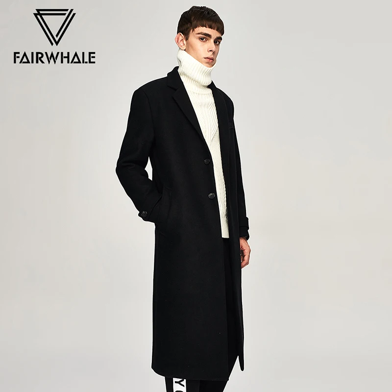 Fairwhale Medium length coatin Wool & Blends from Men's Clothing on