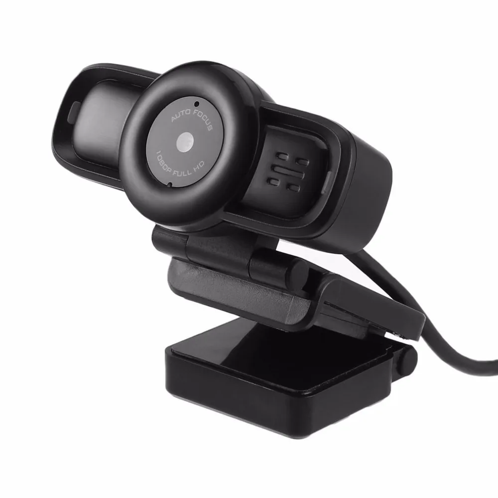 

Auto Focus Webcam HD 1080P Digital Computer Camera with Built-in Noise Cancelling Microphone for Computer USB Plug